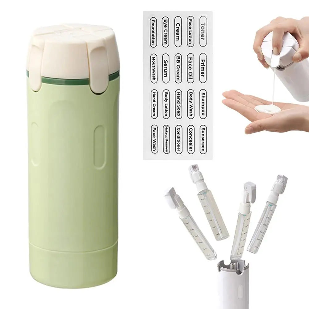 4-in-1 Leak-Proof Travel Dispenser