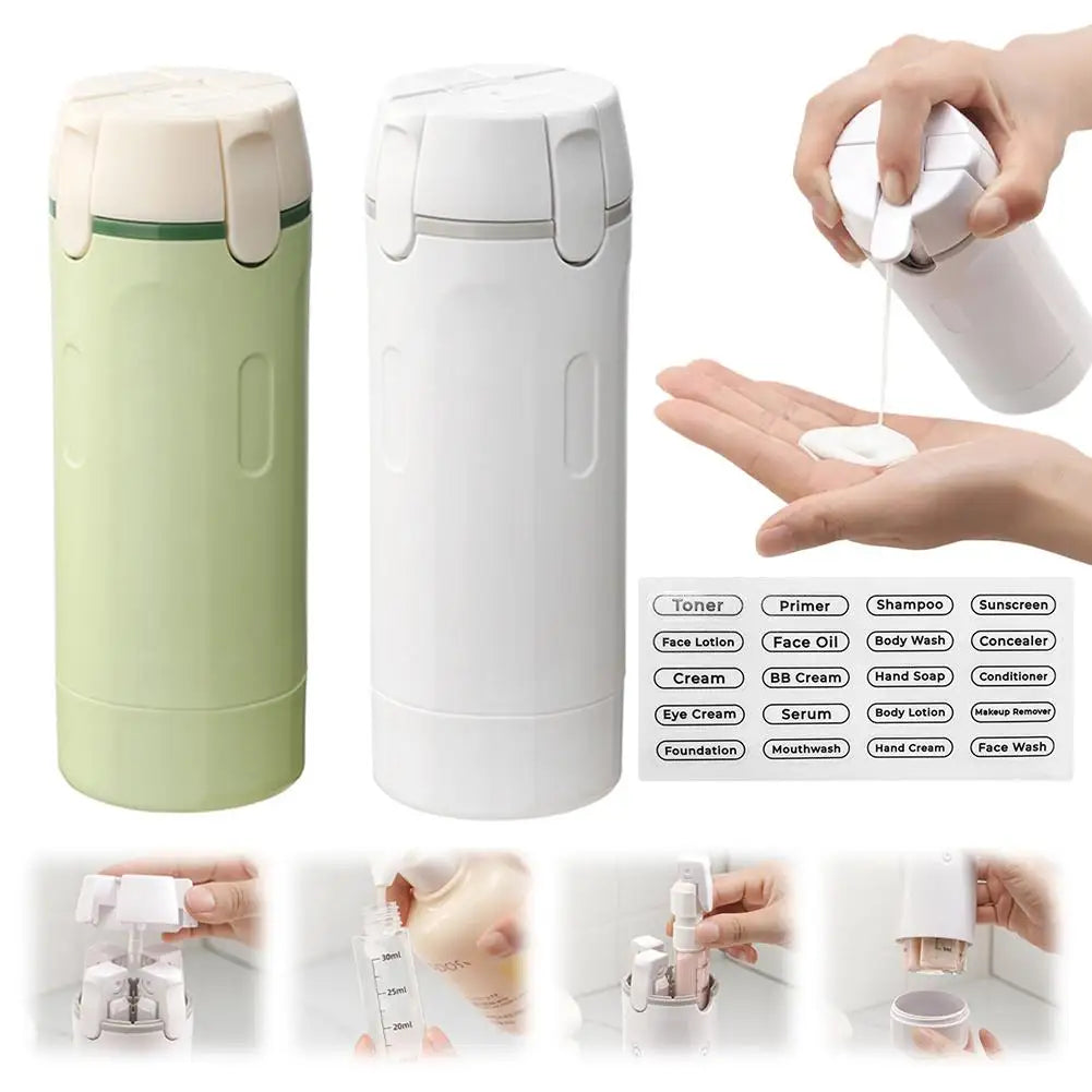 4-in-1 Leak-Proof Travel Dispenser