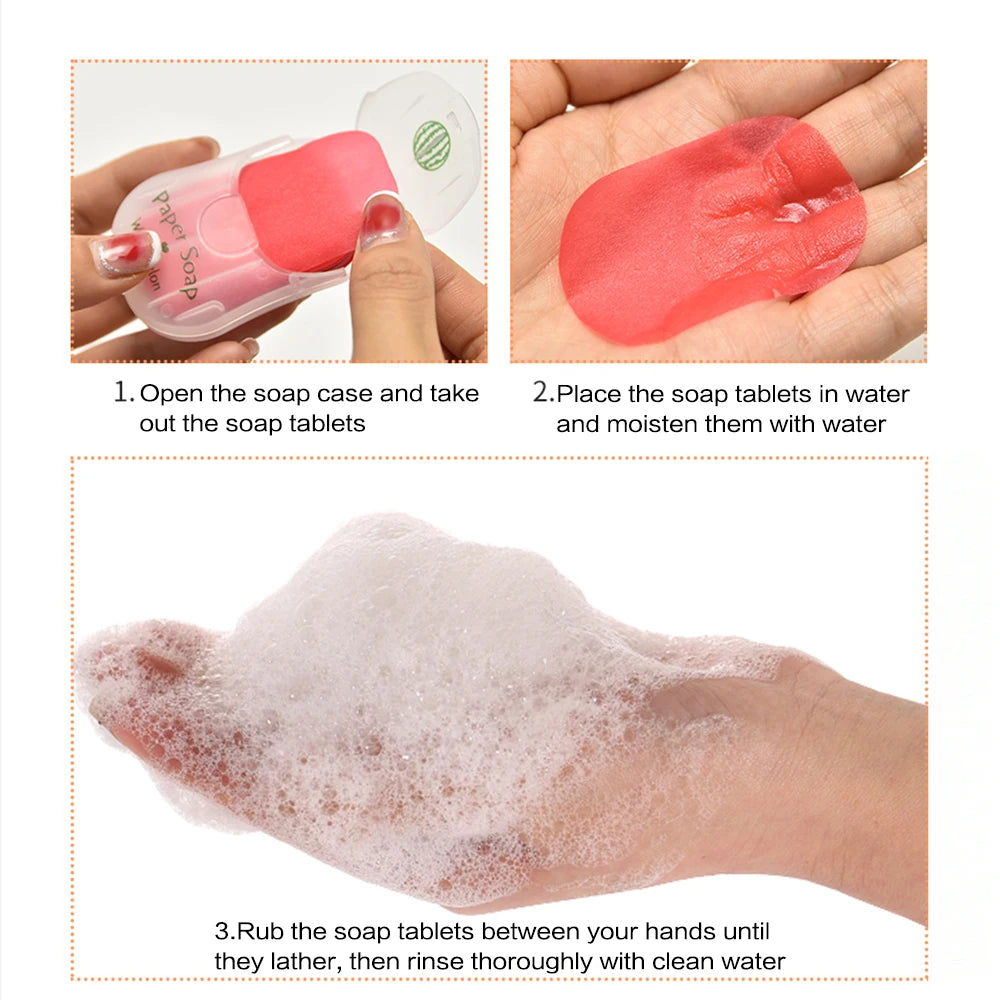Portable Dissolving Cleanser Wipes