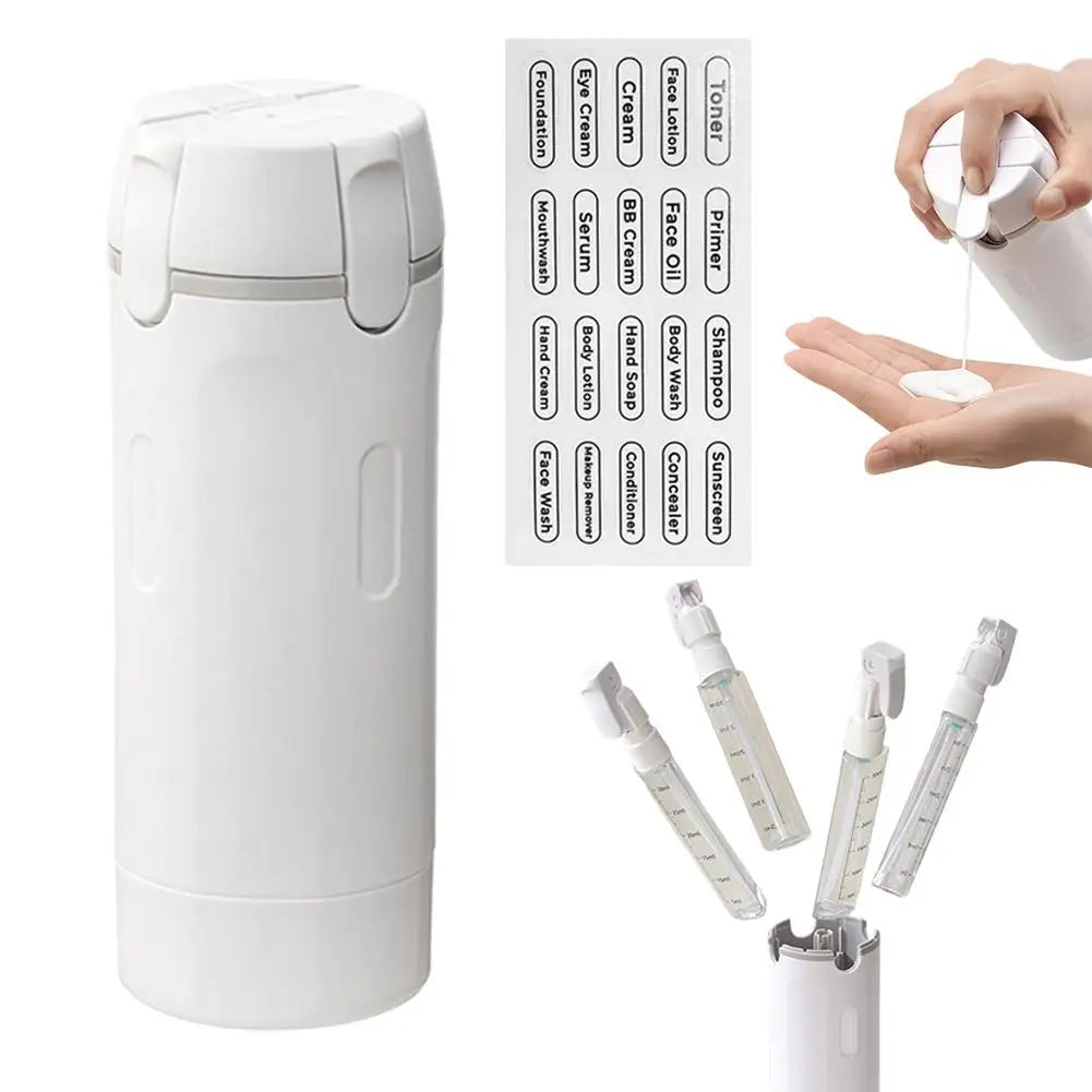 4-in-1 Leak-Proof Travel Dispenser