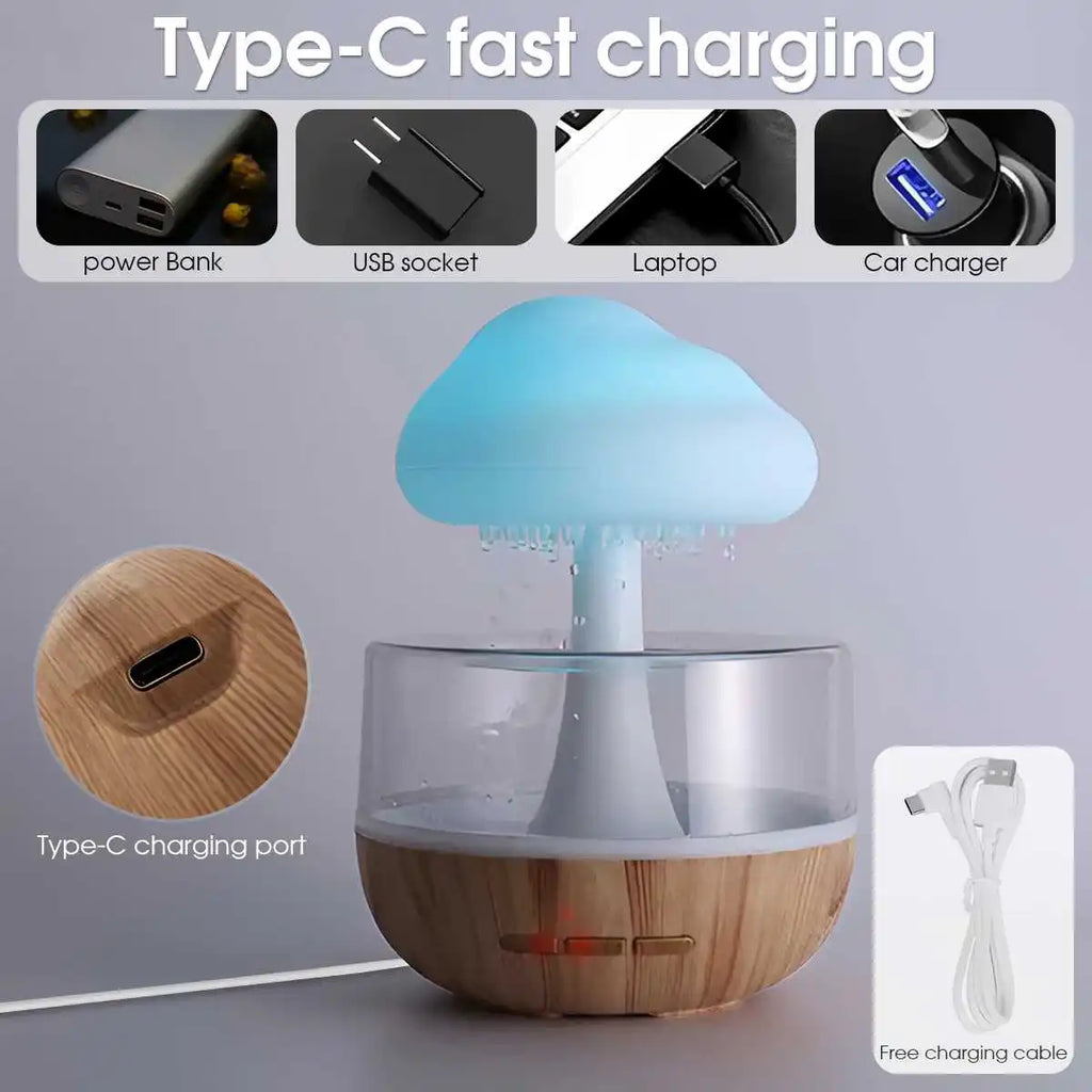 Rain Cloud Humidifier Rain Colorful