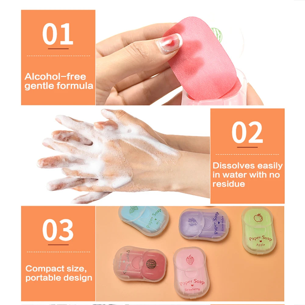 Portable Dissolving Cleanser Wipes