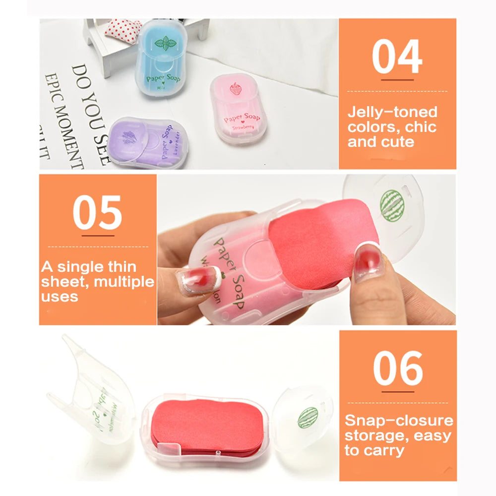 Portable Dissolving Cleanser Wipes