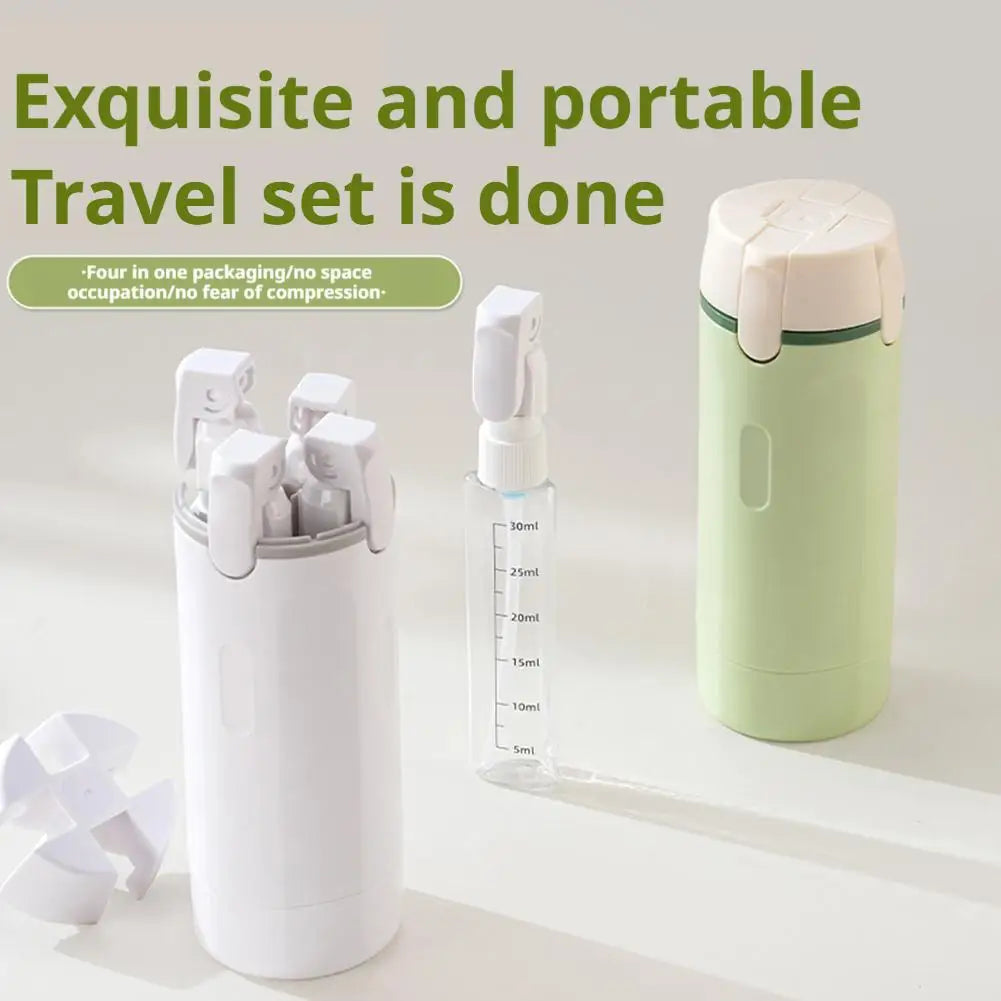 4-in-1 Leak-Proof Travel Dispenser